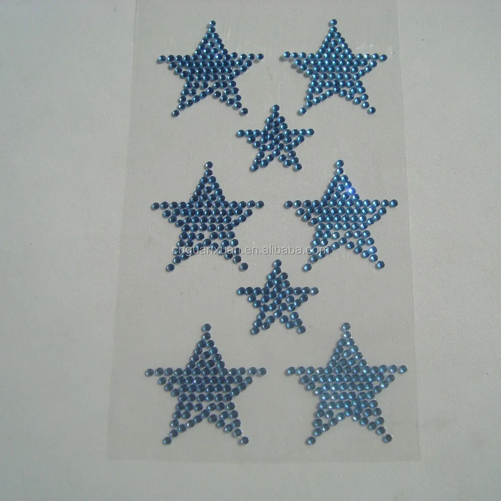 
mobile phone decoration twinkles crystal star sticker 