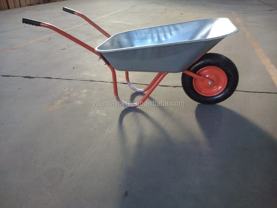 Russia Market Galvanize Heavy duty Wheel barrow WB5204