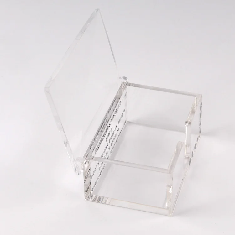 save 30%  high quality clear acrylic business card box acrylic card holder