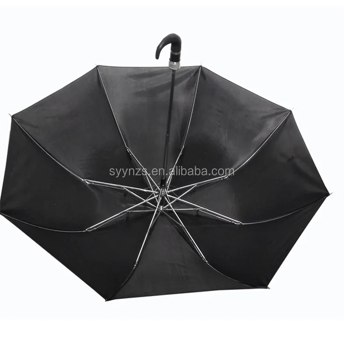 1 Dollar Black Color Auto open 2 folding umbrella