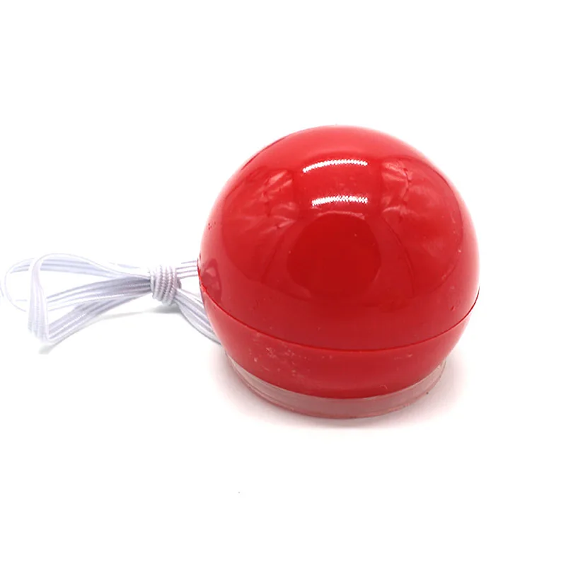 halloween Red Circus Clown Nose LED Light Up Noses Plastic Red Nose