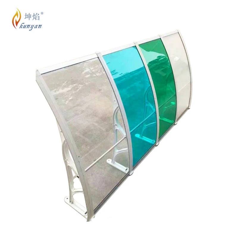 
sunshade awning skylight garage polycarbonate roofing 