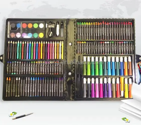 
168 pieces of watercolor painting suit stationery combination school supplies PN3879 