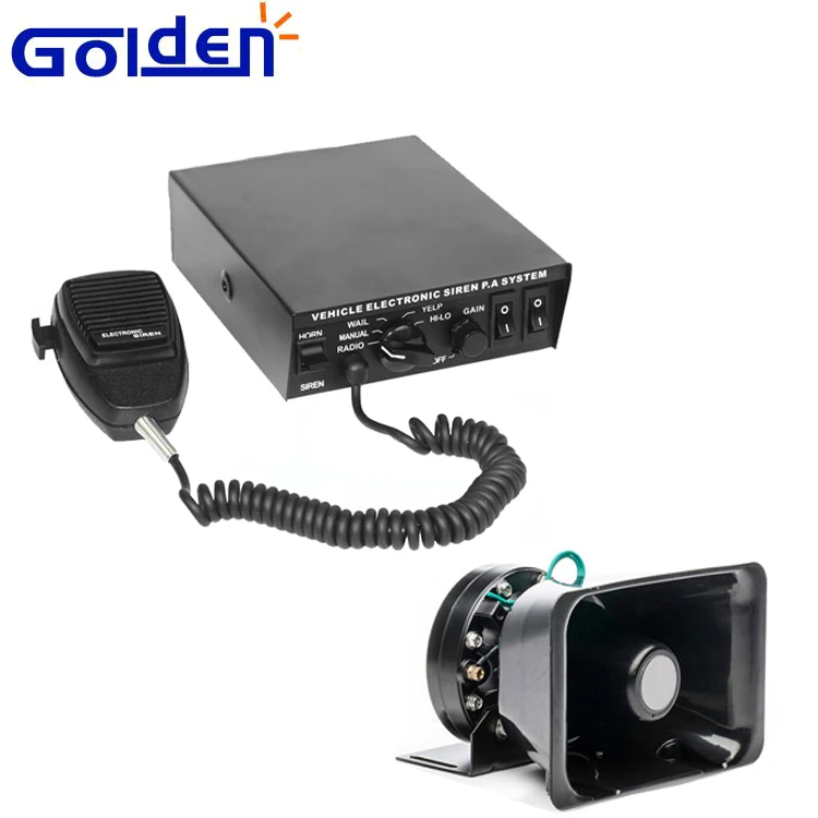 100W 150W 200W aluminum alloy electronic emergency polis ambulancia siren sirena