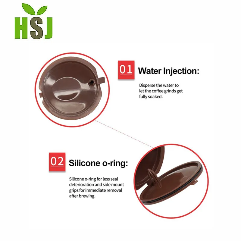 Sweettreats Lot Reusable Dolce Gusto Coffee Capsule Plastic Refillable Compatible Dolce Gusto Coffee Filter Baskets Capsules