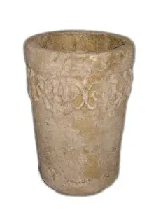 Garden rustic vintage style concrete ceramic cement flower pots chaozhou