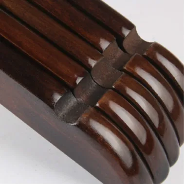 44.5cm High quality recommendation bridal dress wooden clothes hanger stand for wedding dress shop