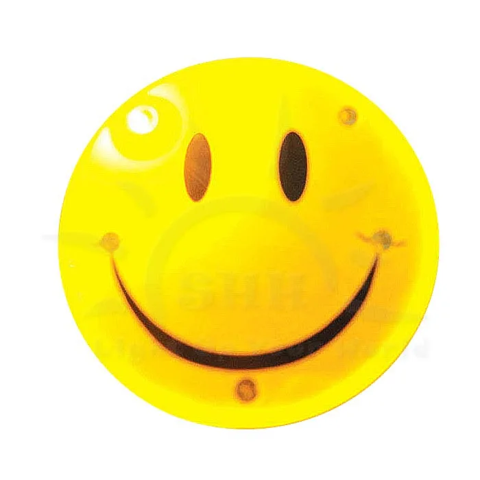 Wholesale Smile Face LED Flashing Pin Badge for Decoration, Led Pin Badge can bring Good Mood,