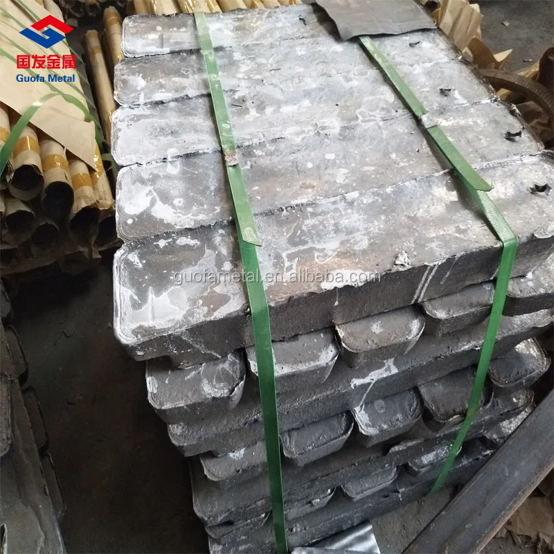 
Рафинированные свинцовые слитки из чистого металла LME 99.99% для противовеса 