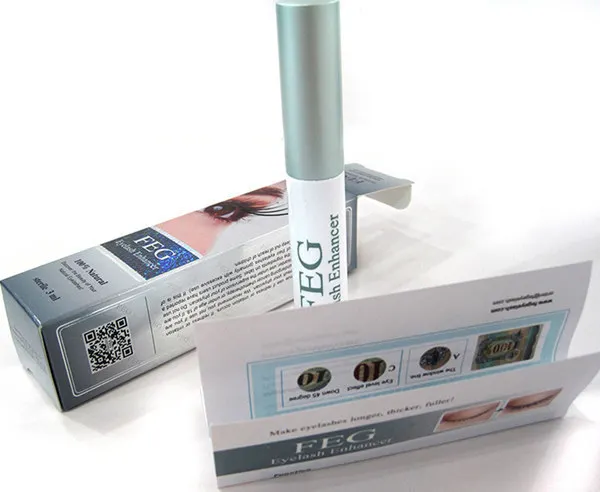 Private Label Herbal Natural Makeup FEG Eyelash Enhancer Growth Serum For Women