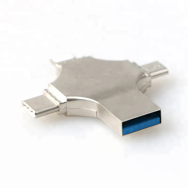 Multi interface USB 3.0 Stick 4 in 1 otg usb flash drive