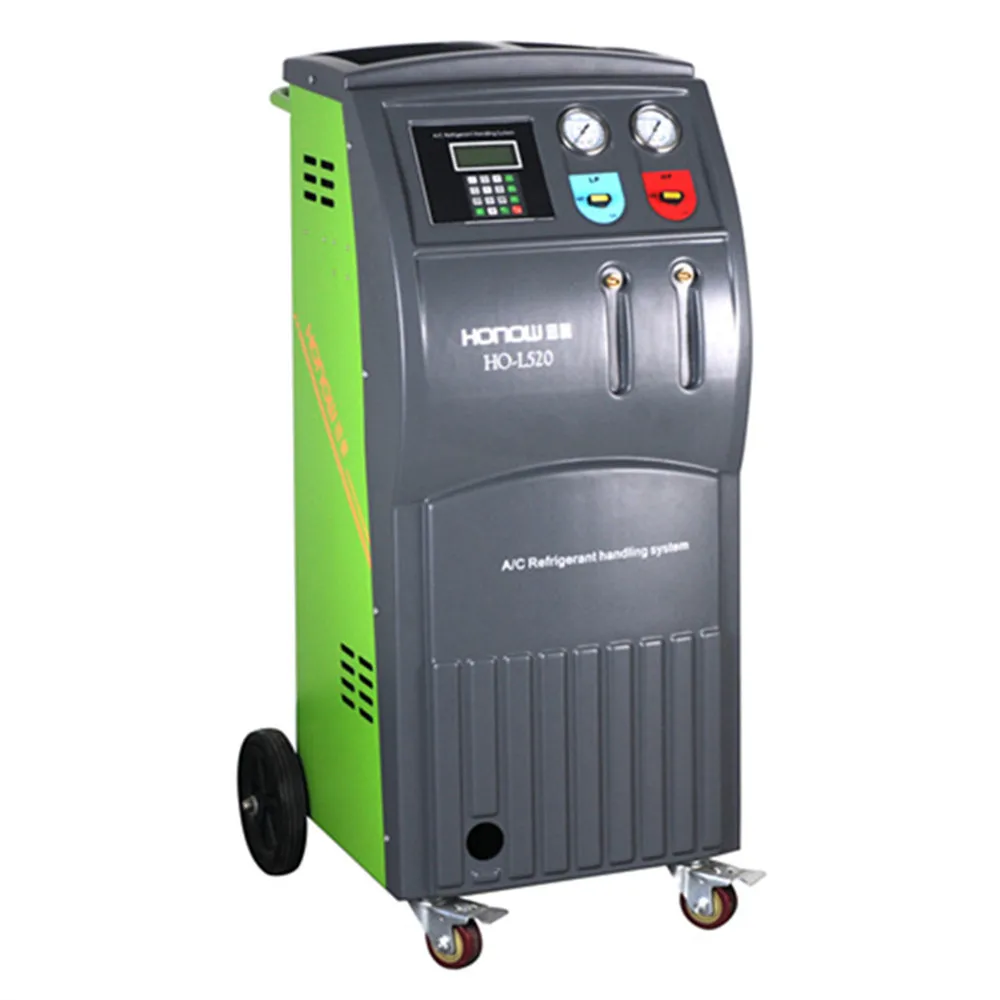 AC Refrigerant Recovery Machine 3/4 HP Compressor For R410a R134a R22 Gas