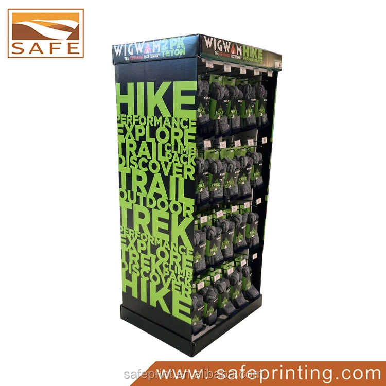 
Custom Paper Foldable Duracell Batteries Pallet Display Rack, Bag Display Rack in Supermarket, Clothes Display Rack For Kids 