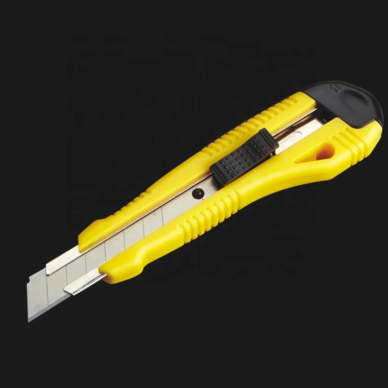 Универсальный нож с мягкой резиновой рукояткой, нажимной резак с нажимной кнопкой, 18 мм или 25 мм