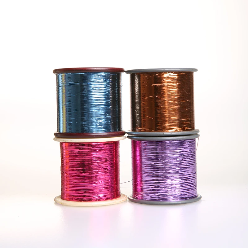 m Type Metallic Yarn for Embroidery or Knitting