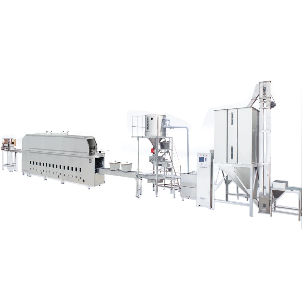 XYCF-450 automatic industrial rice cooking line/instant rice processing line