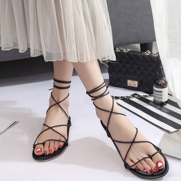 
Wholesale Cheap Women Sandals Ladies Unique Design Sandals Girls Casual Flat Sandals 