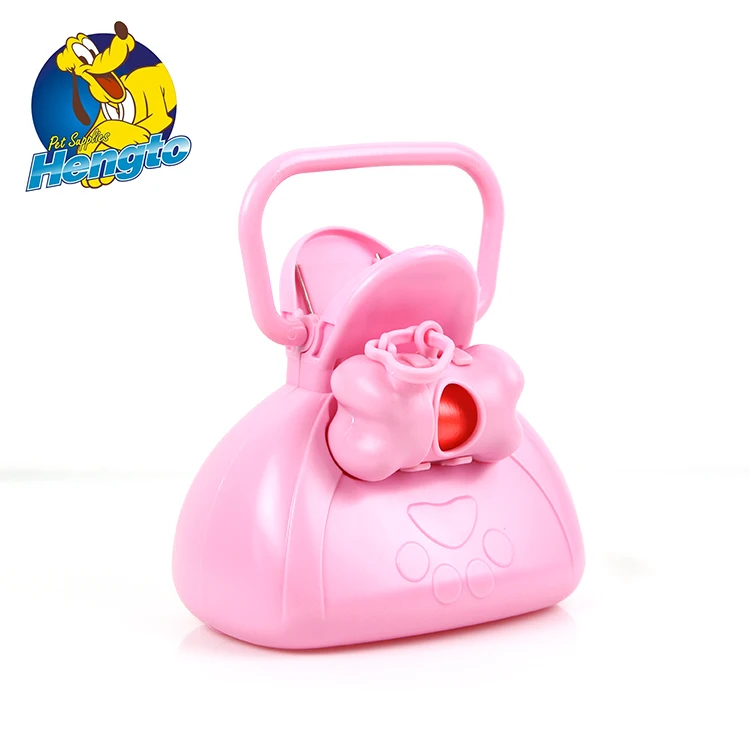 Factory Pet Dog Cat Poop Scooper Abs Puppy Poop Scoop Picker With Disposable Waste Bags