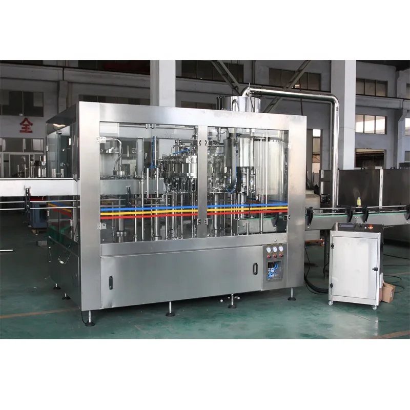 
CSD Carbonated Soft Drink/Beverage Bottle Washing Filling Capping Machine Production Line/Plant/Monoblock 