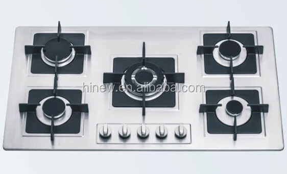 Professional kitchen equipment/home equipment five burners built-in gas hob
