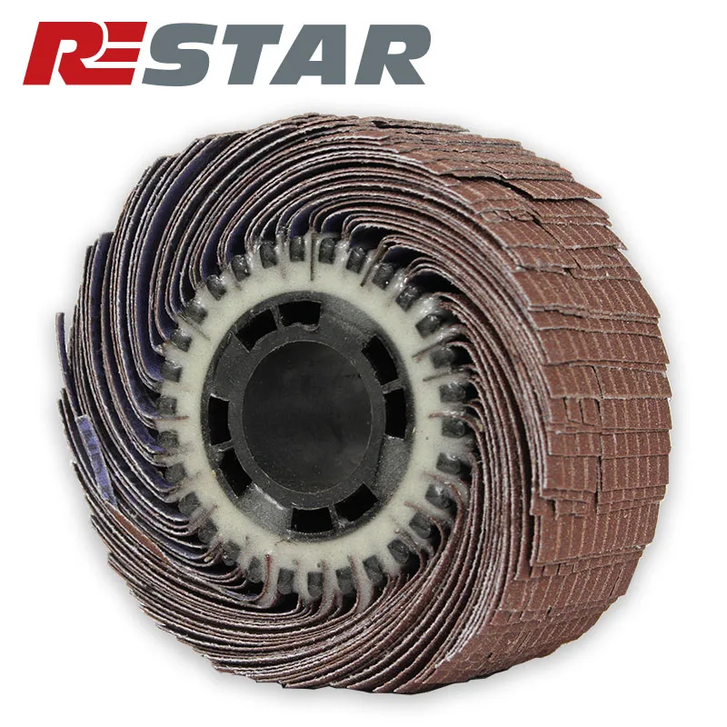 
ALJ461 Abrasive Cloth Flap Polishing Wheel for Wood Sanding 