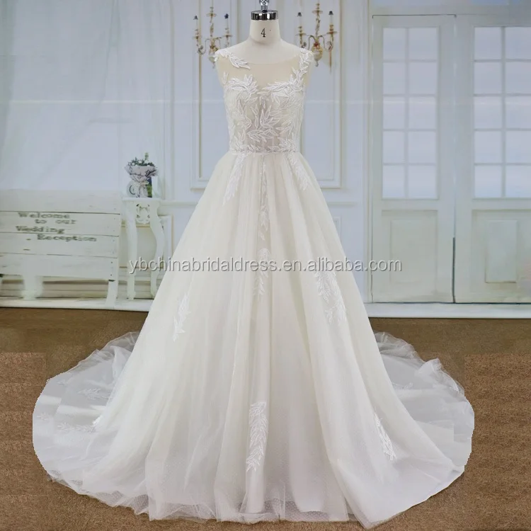 Ready to ship stock dresses with new finish bridal dress wedding dress