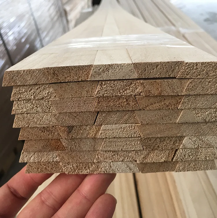 Cheap high quality natural color decorative wood strip