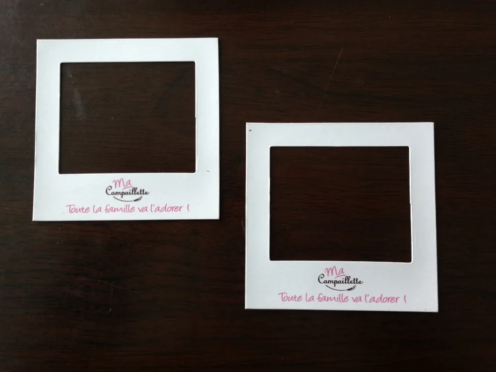 Promotion Custom Logo Soft Rubber Mounted Paper Color Magnetic Large Size Digital Photo Frame Fridge Magnet