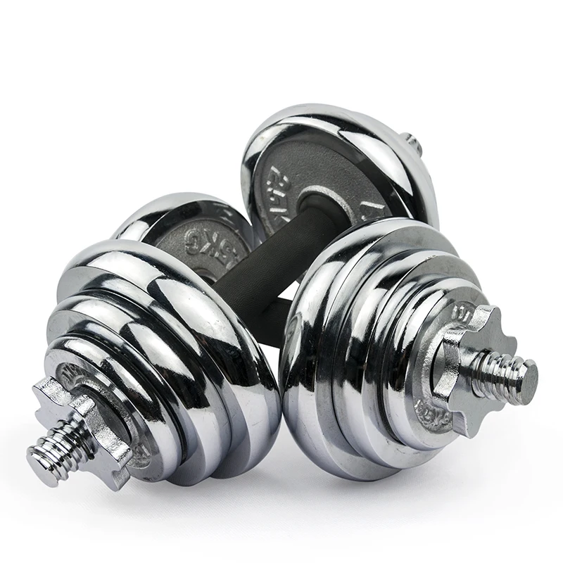 adjustable convertible chrome tungsten dumbbell