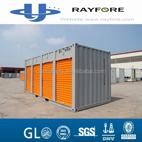 GL Certified New 20ft 40ft open side containers roller door container