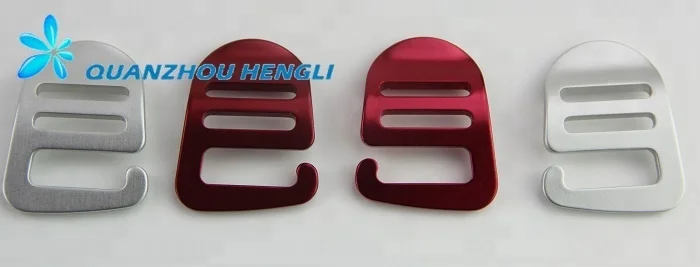 OEM ODM  20MM Metal G hook Ladder Slider Buckles for Webbing Strap