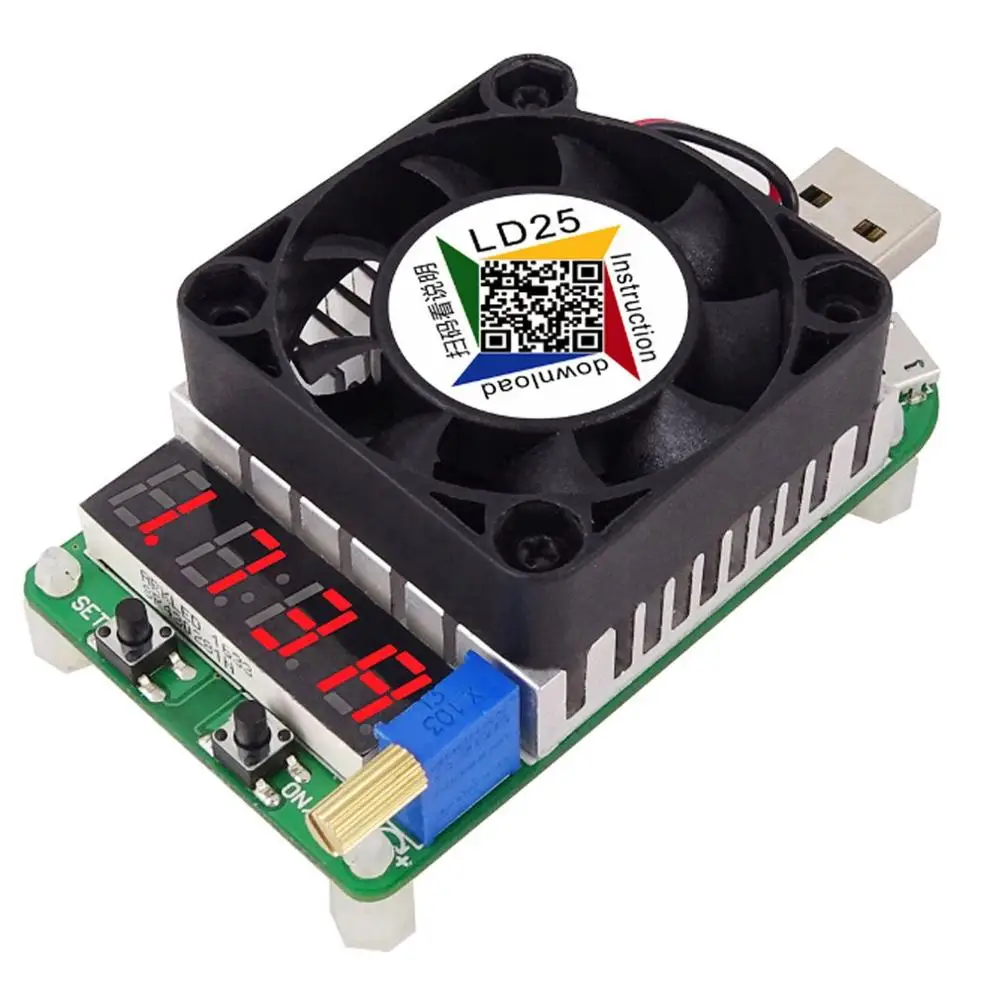 UM25 USB 2.0 Type- C Color LCD Tester voltage current meter Voltmeter ammeter battery charge measure cable resistance