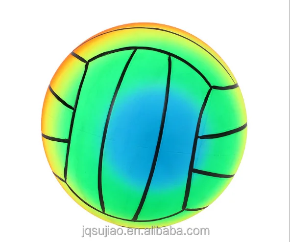 high quality rainbow Knobby football/pvc inflate toy ball toys for kids