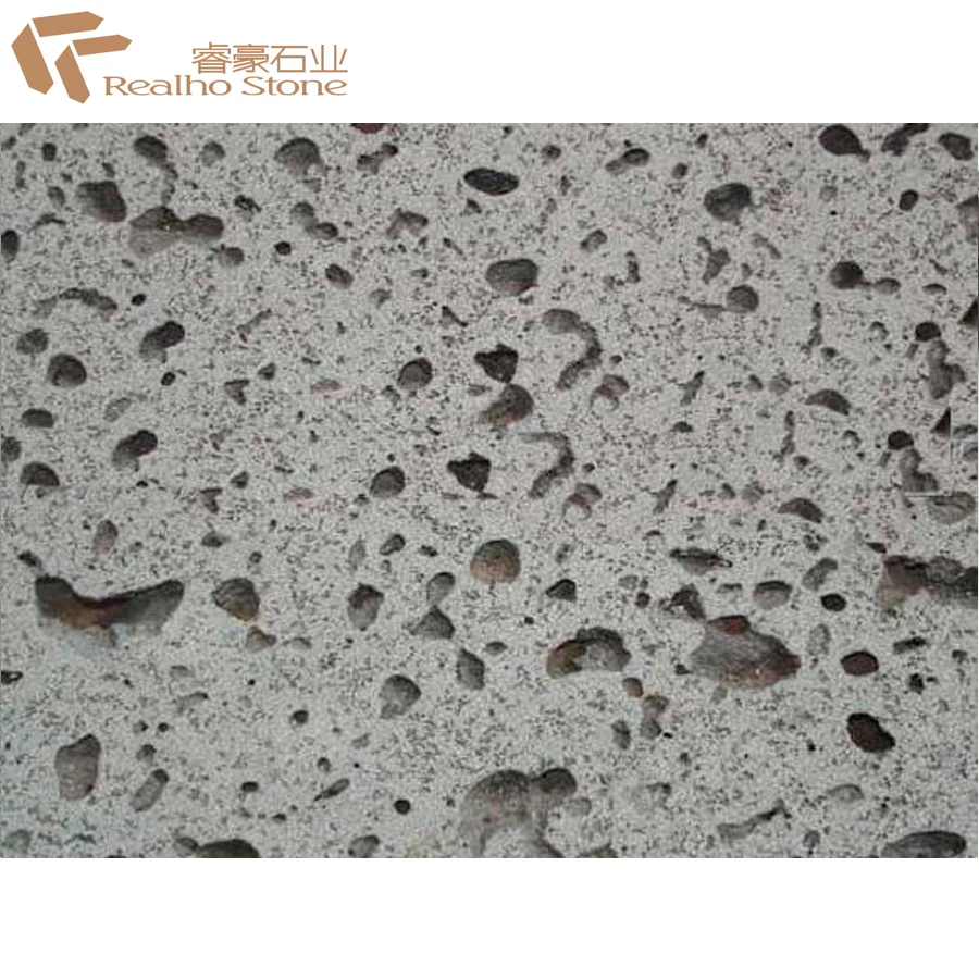 
Sawn Cut Surface Black Lava Volcanic Stone Granite With Cat Paws 