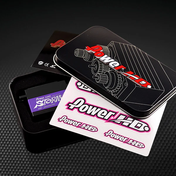 Power HD Digital STORM-7 HV Brushless Short Body Metal Gear Servo Use for RC Drift Car and Touring Car