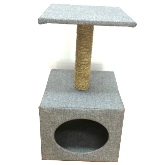 Высококачественный ковер из сизаля, кошачьи деревья, домашняя игрушка, кошачья чесалка, простой дизайн, оптовая продажа, PTC28017