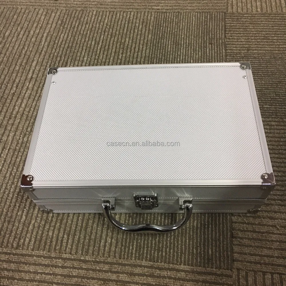 
Aluminum CD/DVD Storage Case Box with Sleeves Holds up with Removable Pages 