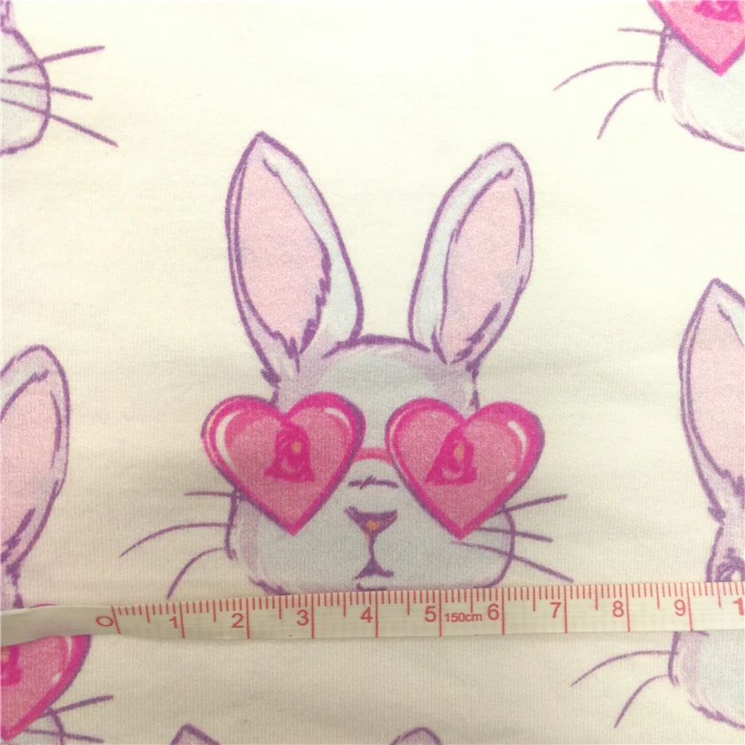 
fast delivery digital printed french terry fabric 