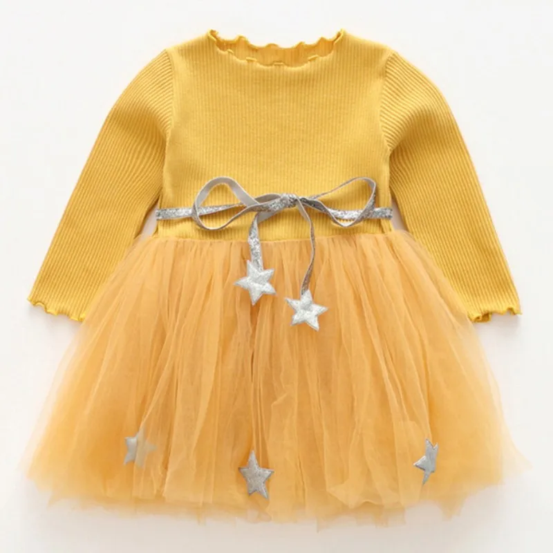 
 Детское платье пачка с длинным рукавом, на весну/осень, EAZ1490   (60839197982)