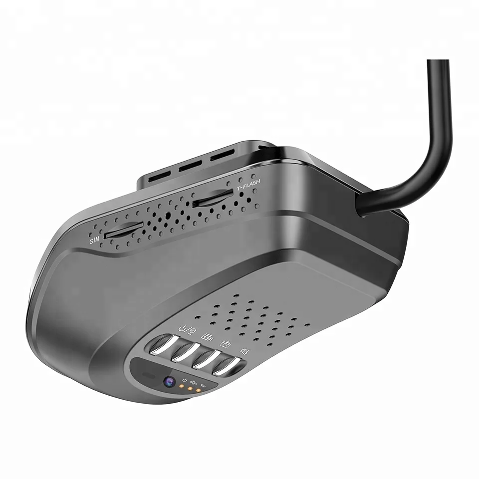 GPS-enabled HD1080p dashcam with sos service