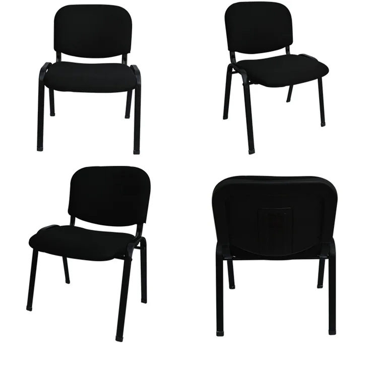 Wholesale Seat Office Meeting Stackable Conference Room Visitor Training Waiting Plastic Chair With Steel Leg Without Tyre