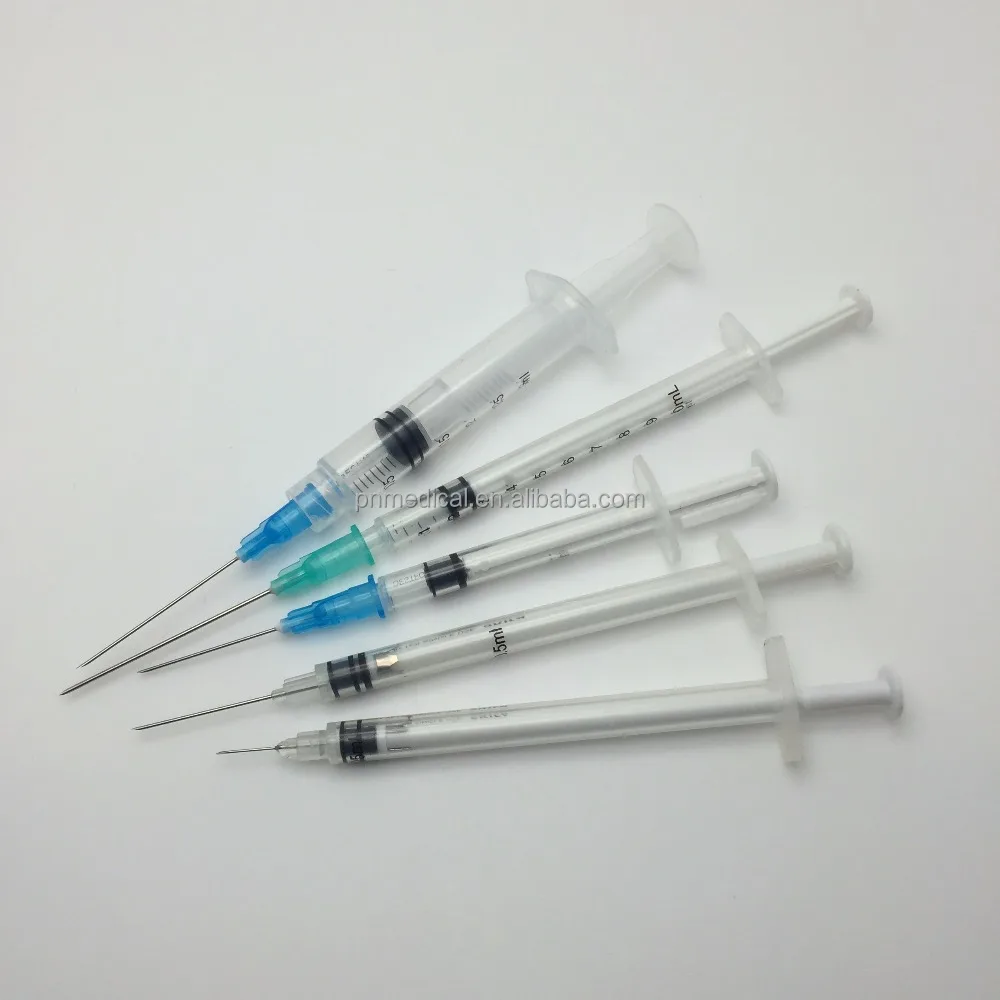 
Front lock self destructive syringe 0.05ml 0.5ml 1ml 2.5ml 3ml 5ml 10ml 