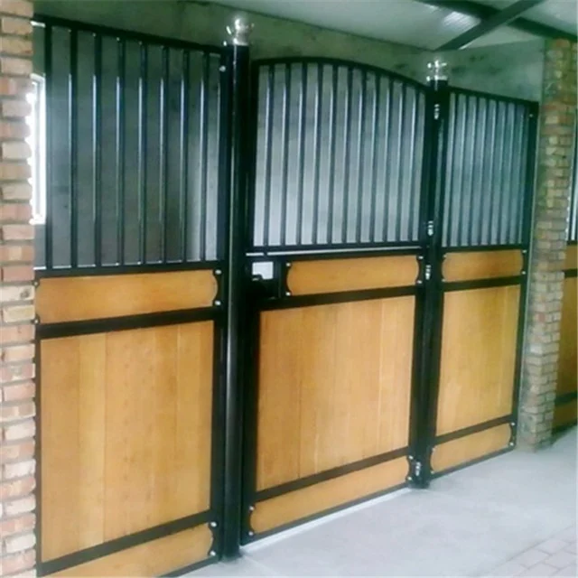 High Quality Hot Dip Galvanized Horse Stable with bamboo