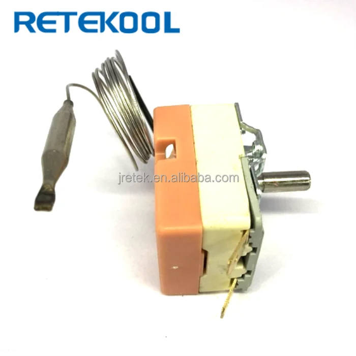 -35~+350 Adjustable Thermostat Heater Water Thermostat Manual Reset Water Heater Capillary Thermostat With Copper Tube