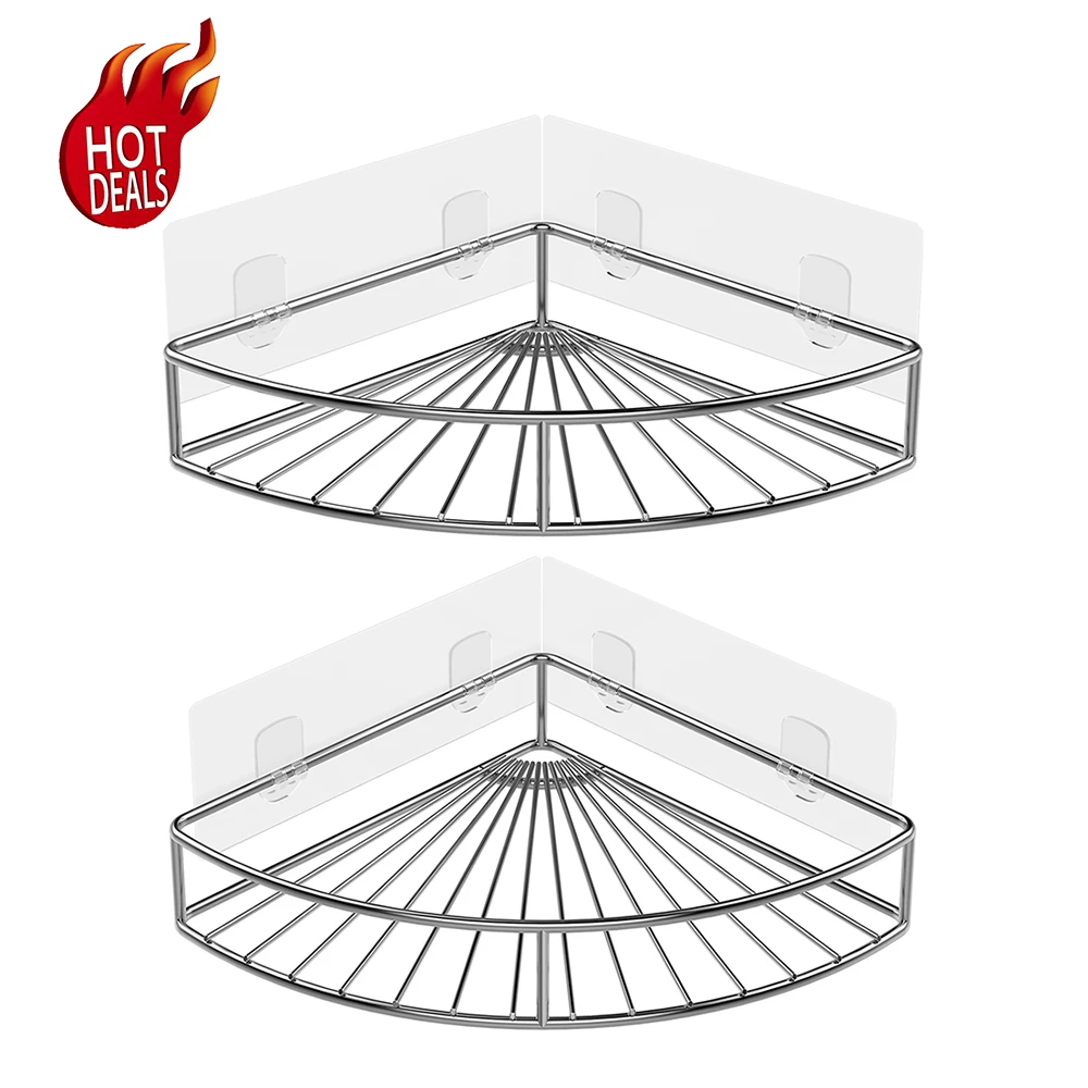 Цена по прейскуранту завода-изготовителя 2 яруса для ванной комнаты из нержавеющей стали для настенного душа ванная комната угловая полка для хранения