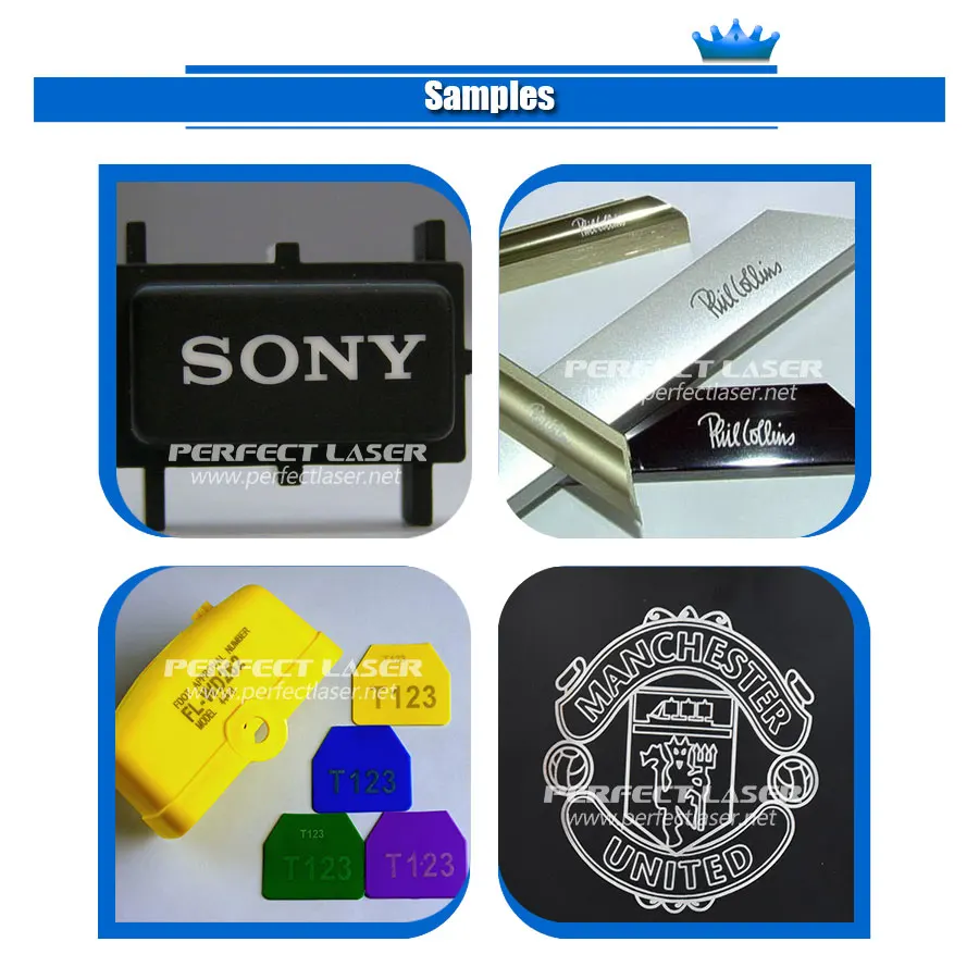 Perfect Laser 20w Marker Name Sign Steel Utensils Marking Engraving Machine / Jewelry Fiber Laser Marking Machine