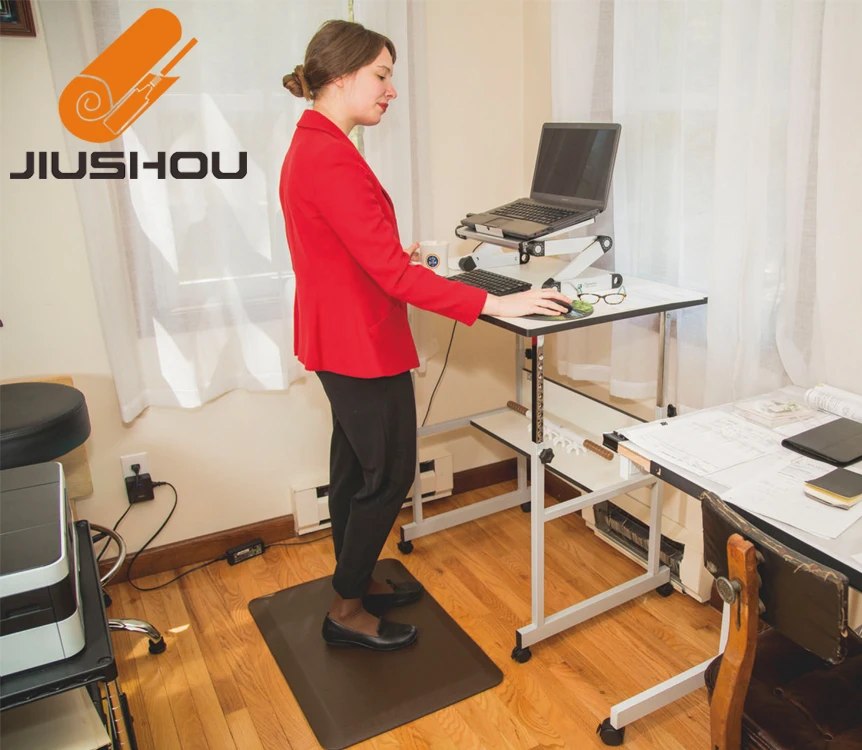 
Anti fatigue rubber floor mat for standing desk mat 