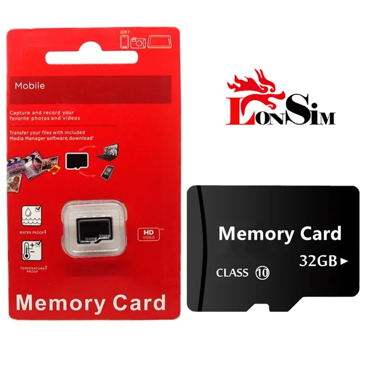 Real capacity TF card cell phone external cheap  32gb SD card hi-tech memory card