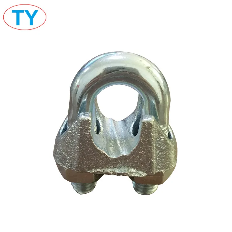 Galvanized DIN741 Malleable Steel Wire Rope Clips DIN741 Clamp