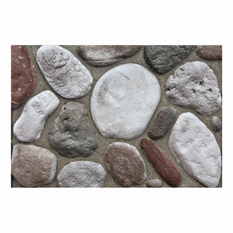 GB-E02 pebble stone artificial cultural stone wall panel